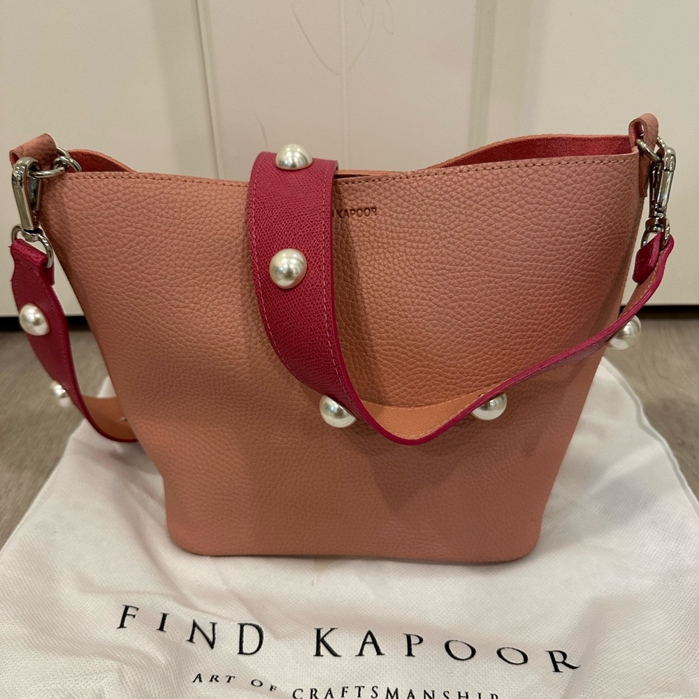 Pink and Red Women's Bag